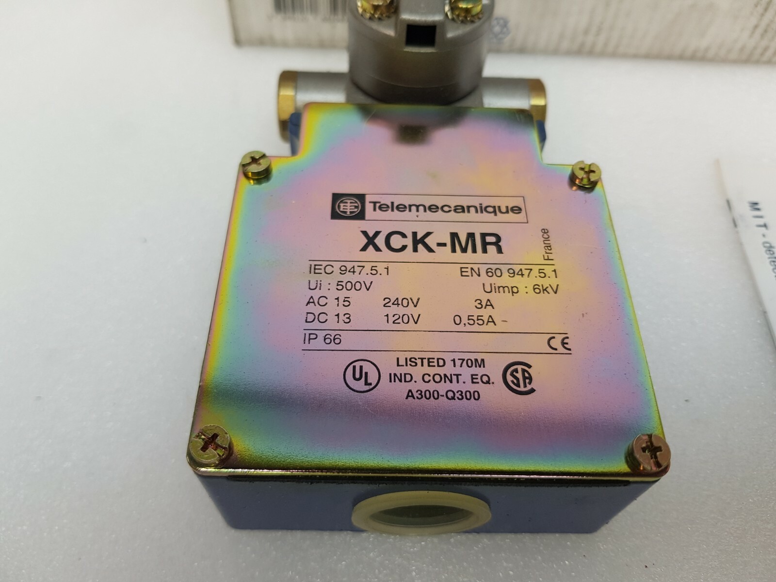 TELEMECANIQUE XCK MR54D1, 068194 LIMIT SWITCH