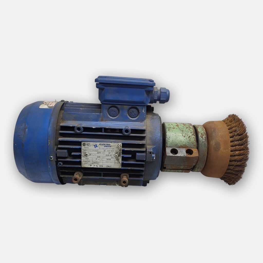 CEG ELEKTRO DRIVE MTEPS90LA4/2 MOTOR 2HP 1.5kW 1720RPM w/ BRUSH HEAD