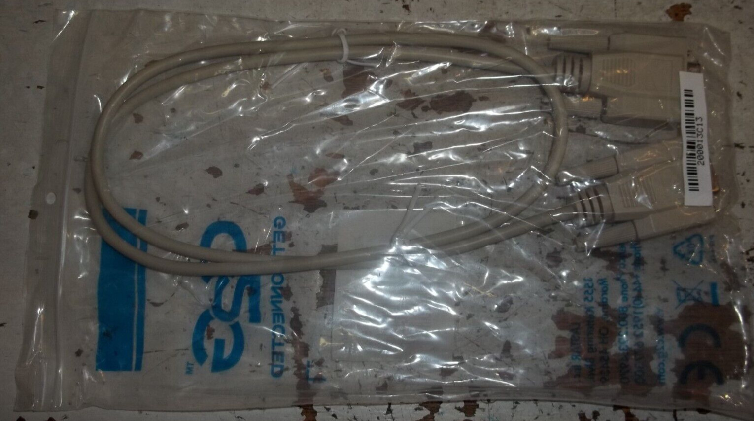 C2G 3′ DB9 M/F EXTENSTION CABLE BEIGE 25201 (171-3)