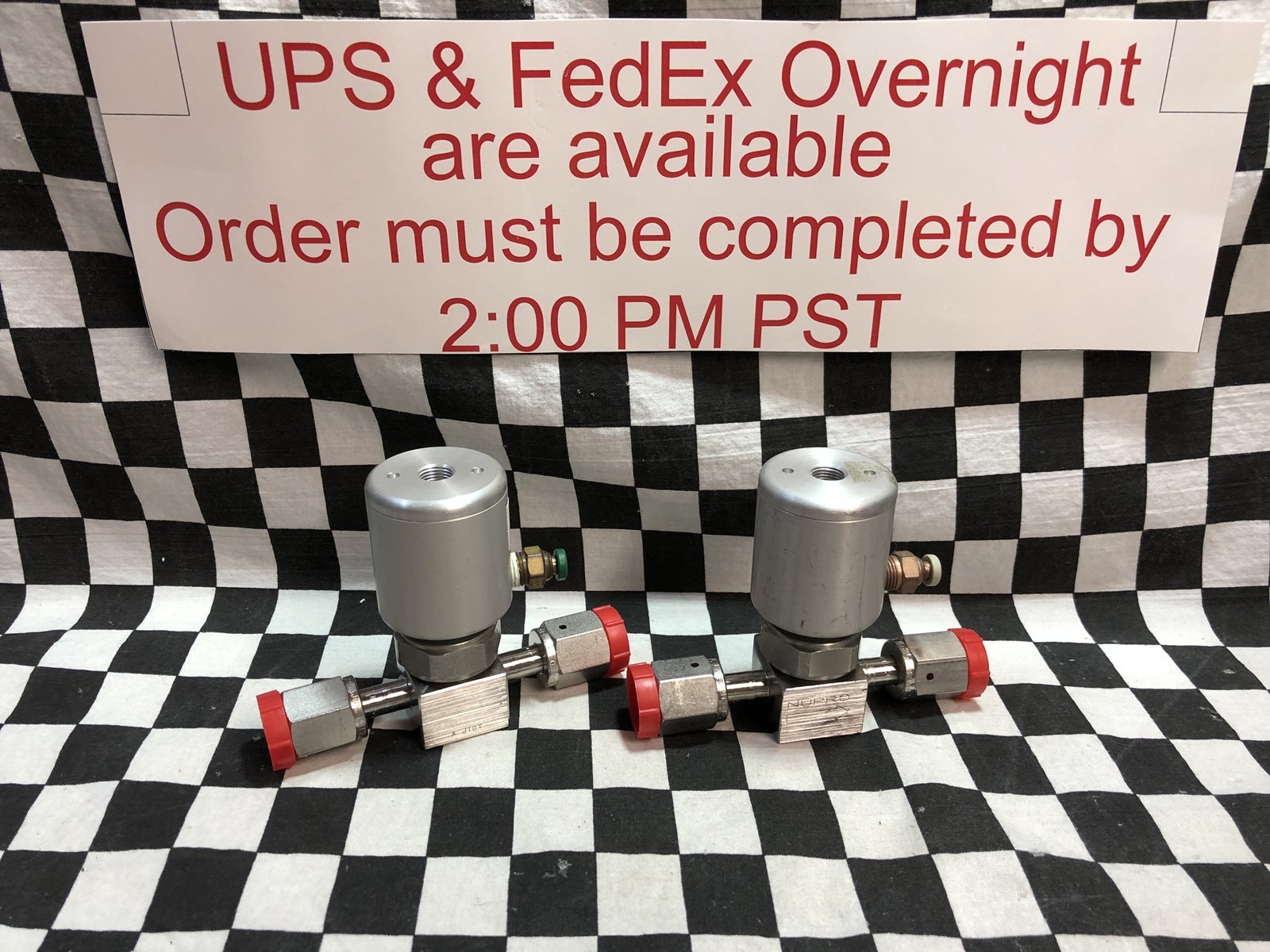 2X SWAGELOK Diaphragm Sealed Valve 1/4″ FVCR , SS-4BK-V51-1C, SHIPSAMEDAY#1653Q3