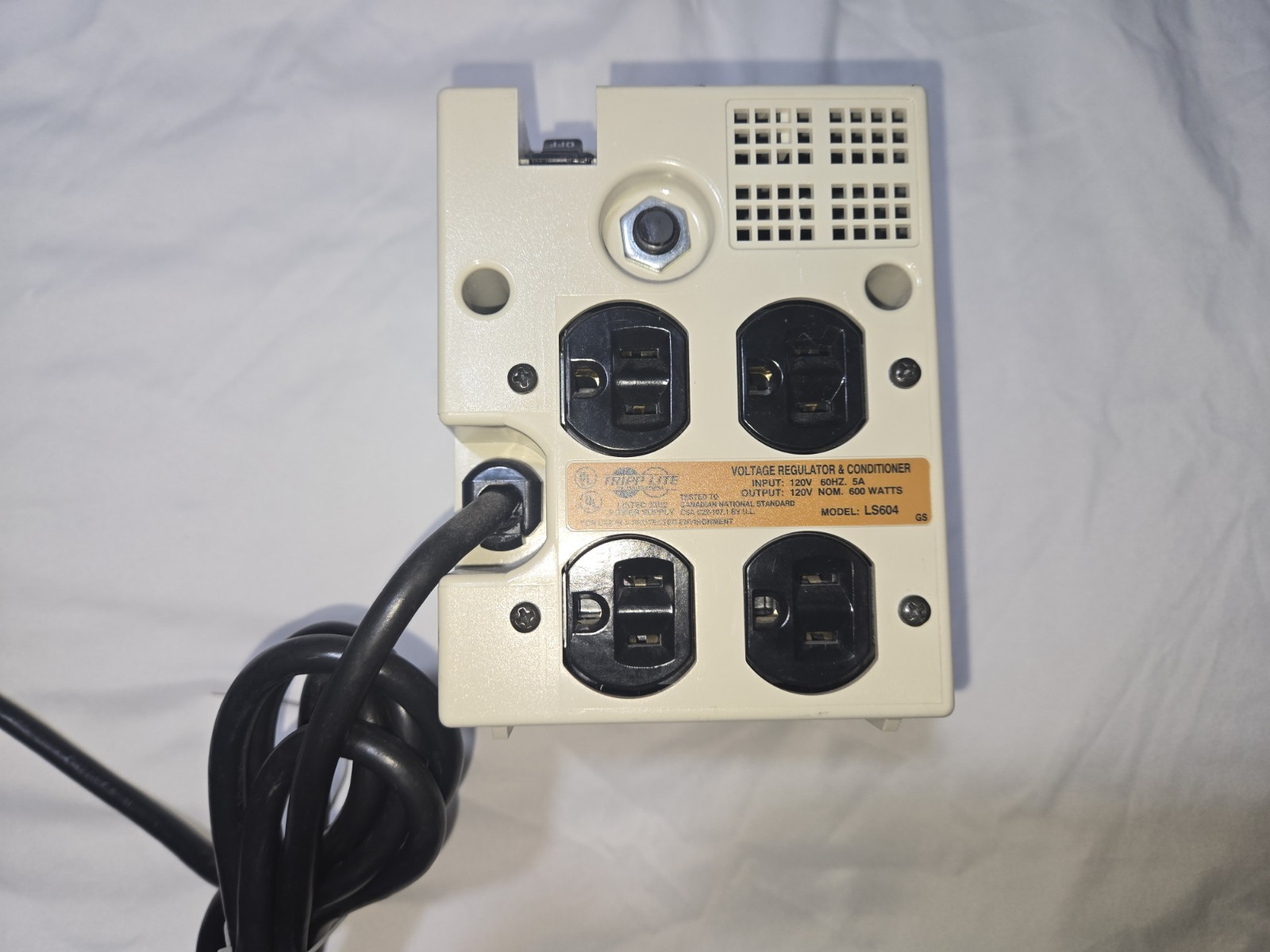 Tripp Lite LS604 Voltage Regulator Conditioner 4 Outlet Tested