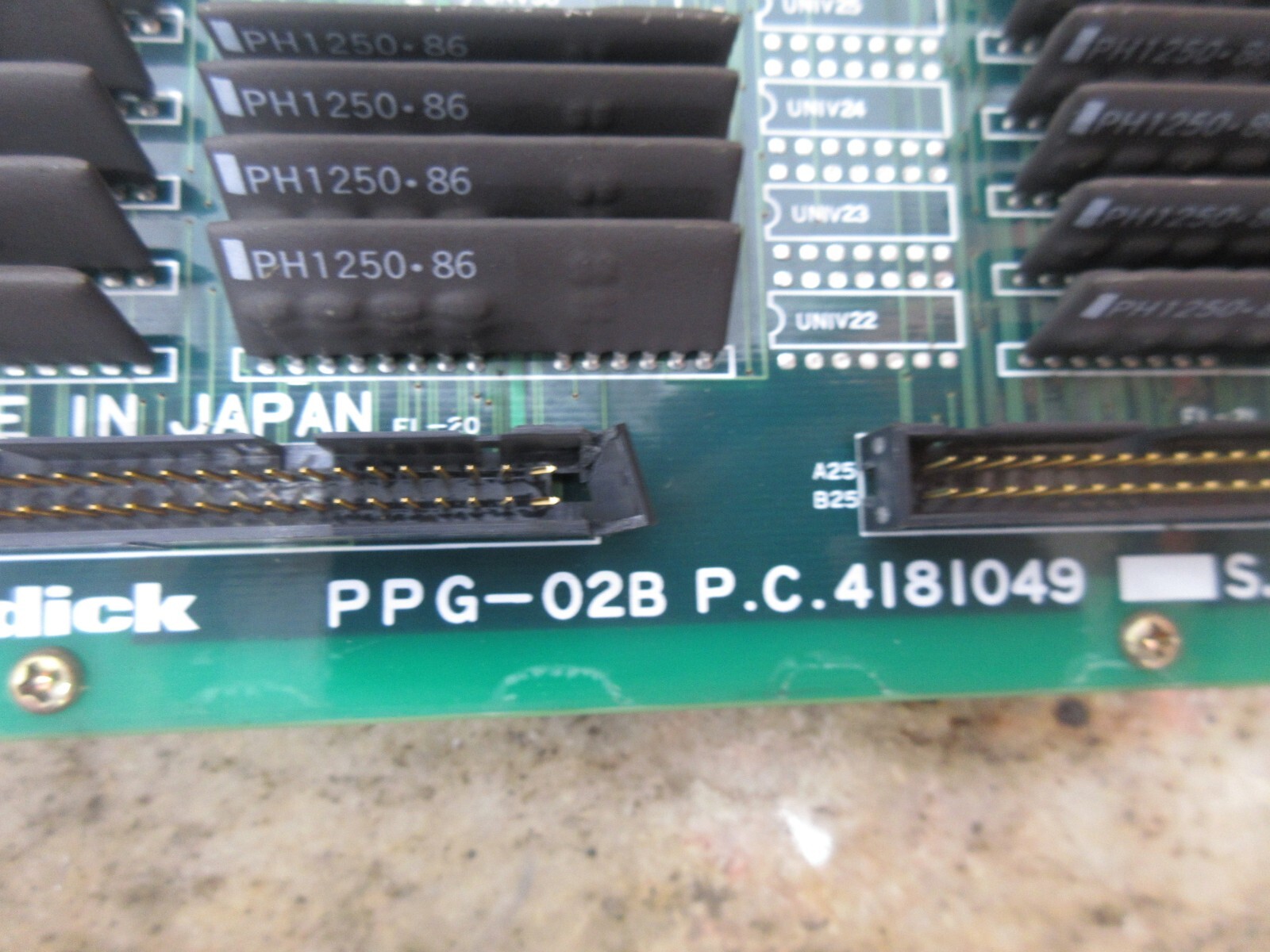 SODICK CIRCUIT BOARD PC 4181514 PPG-02 GR-RIB PPG-02B PC 4181049