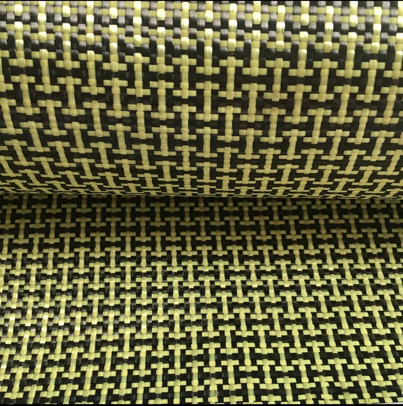 H Hybrid Carbon Armed Fabric, 3k, 2×2 Twill 200gsm, Width 100cm In Roll, Qty 1m