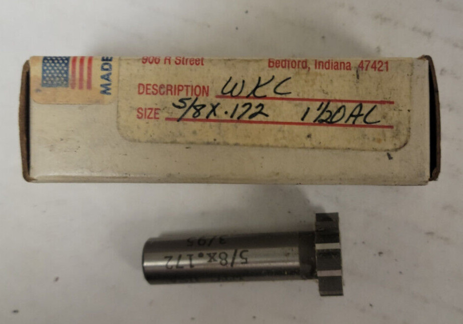 WHITNEY TOOL 5/8 X .172 HSS T- SLOT CUTTER