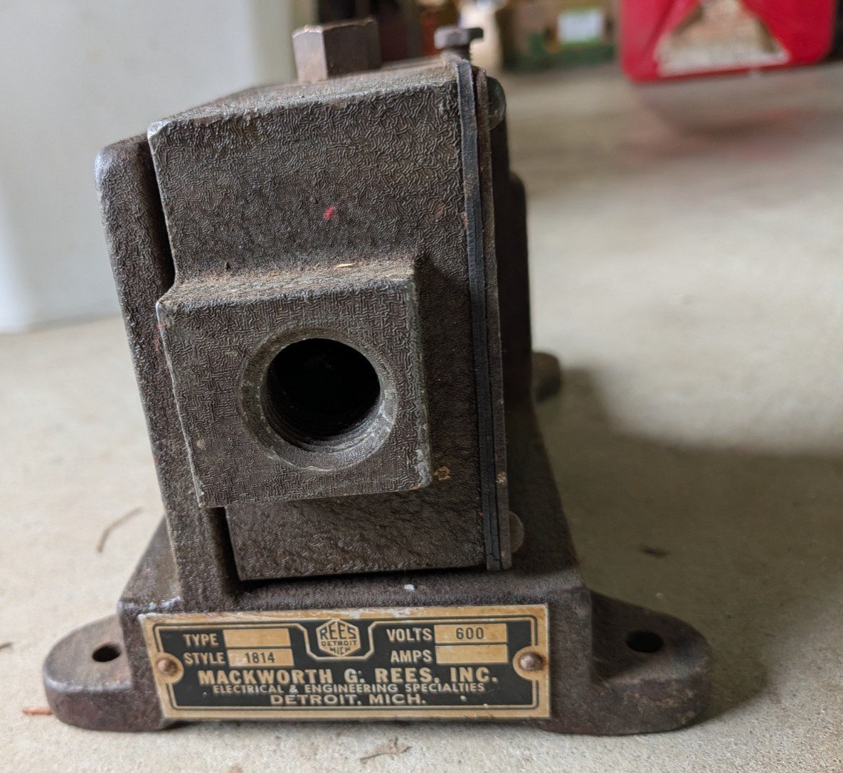 Mackworth G Rees 60V Foot Pedal Switch 1814 -030