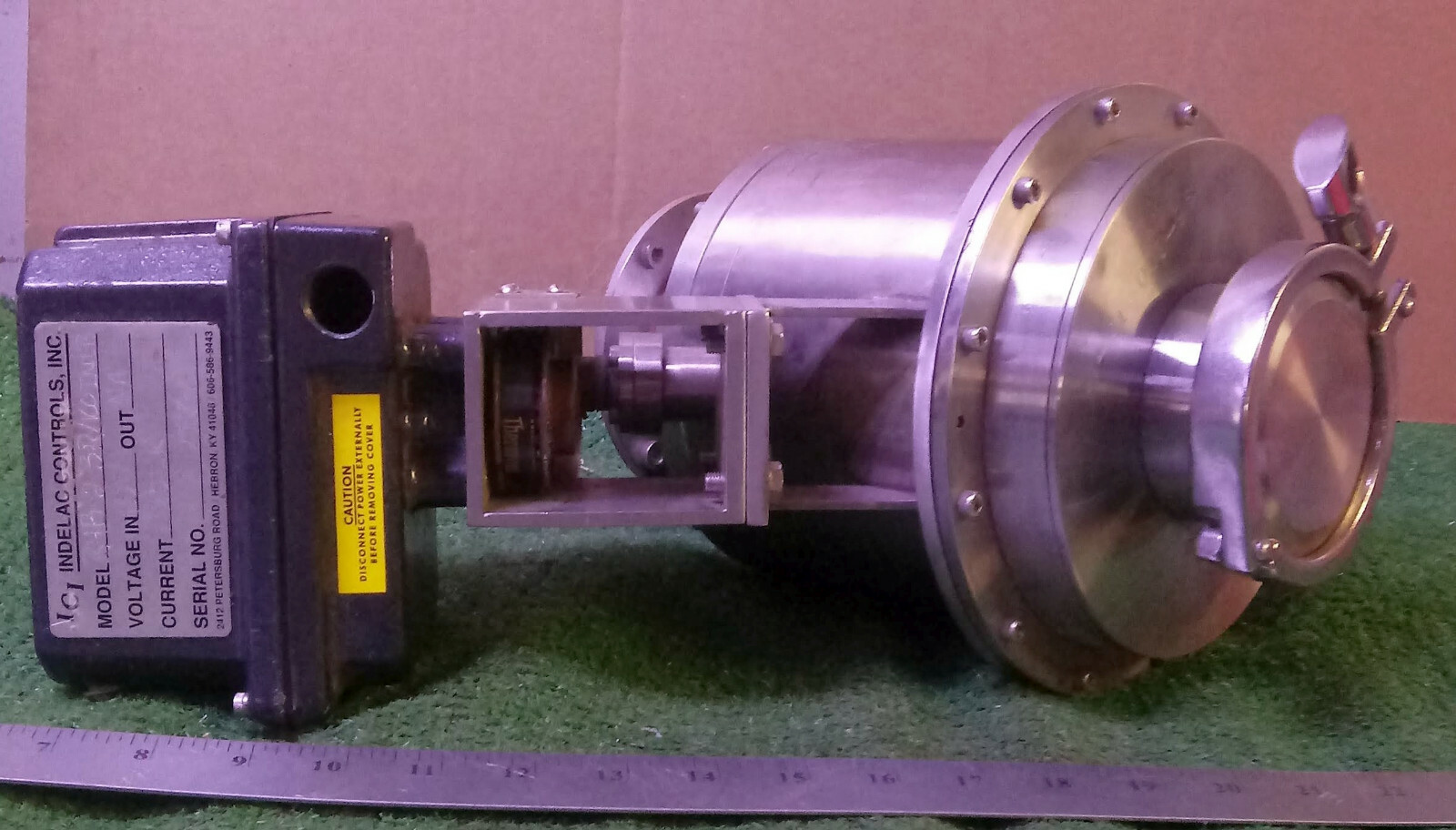 1 NEW INDELAC CONTROLS R4B-2-3P PNEUMATIC ACTUATOR NNB ***MAKE OFFER***