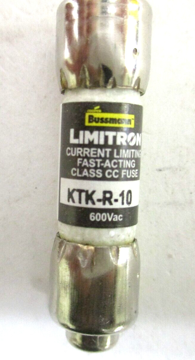 EATON BUSSMANN , KTK-R-10 , FUSES , LOT OF 10
