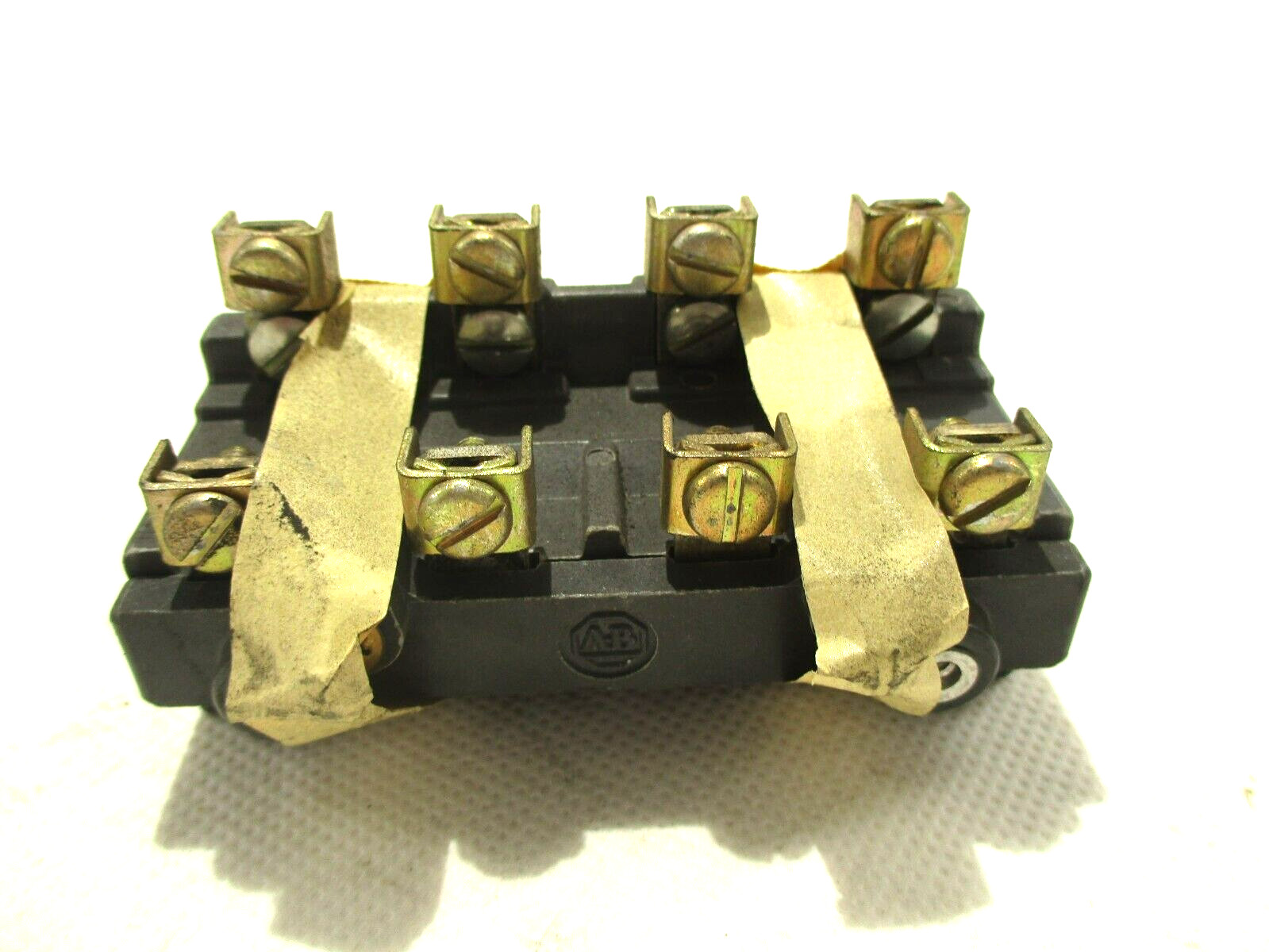 NEW ALLEN-BRADLEY X-355640 STATIONARY CONTACT BLOCK ASSEMBLY SIZE 0 4 POLE