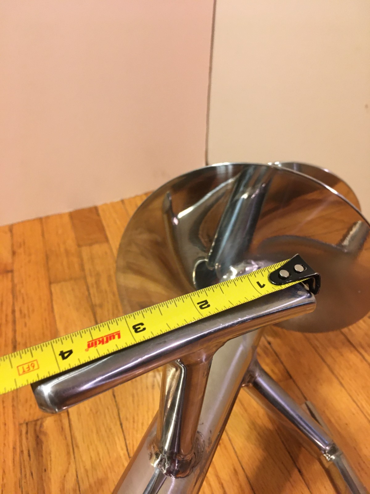 ** 26″ STAINLESS STIRRING ROTOR MIXER AUGER IMPELLER BLADE 8″ DIA 1 1/2″ SHAFT