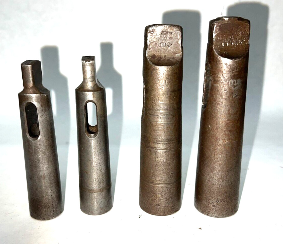 TAPER ADAPTER DRILL ASST LOT OF 4 2-MT3 2-MT2