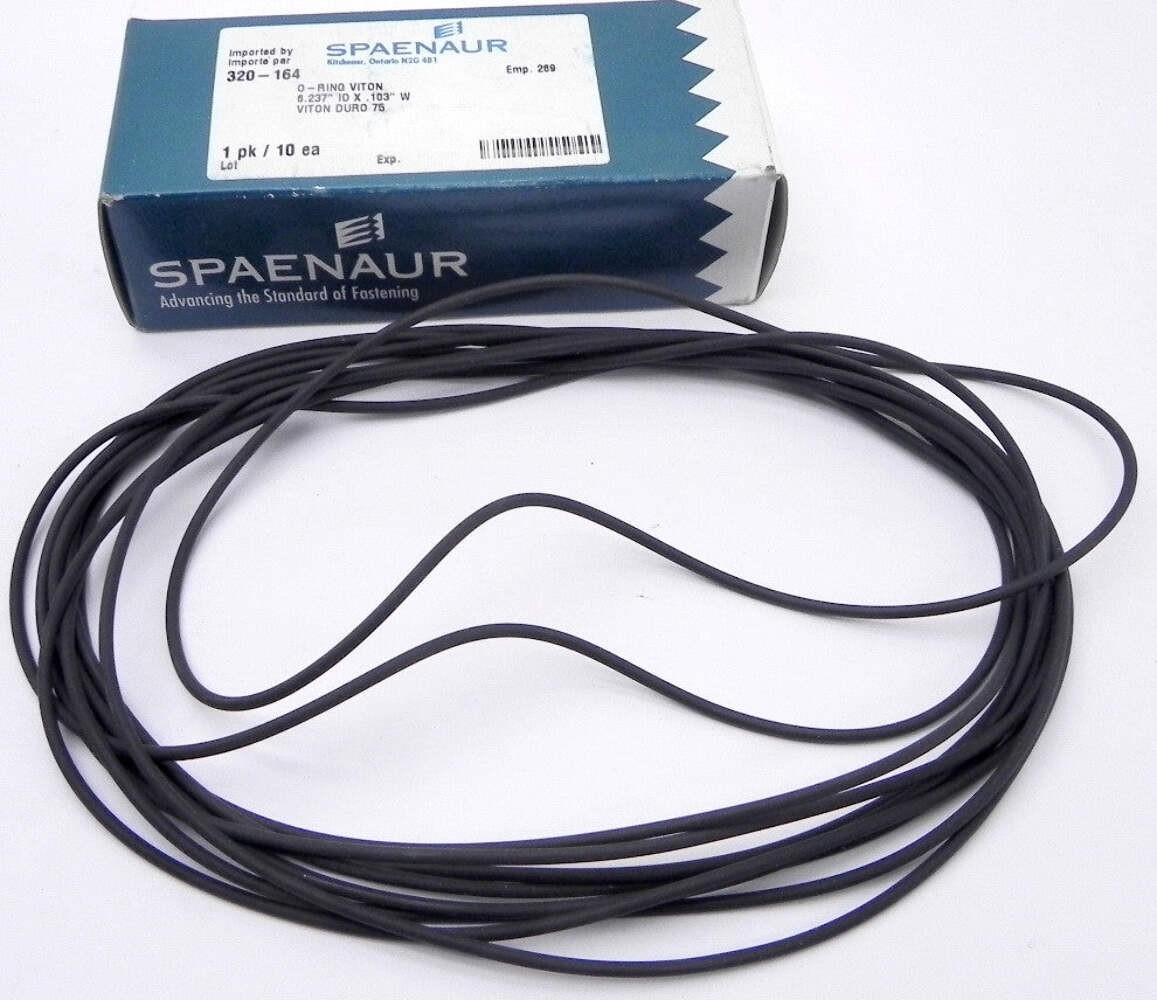 Spaenaur O Ring Viton 75 Duro Black 320-164 (10 Pcs)