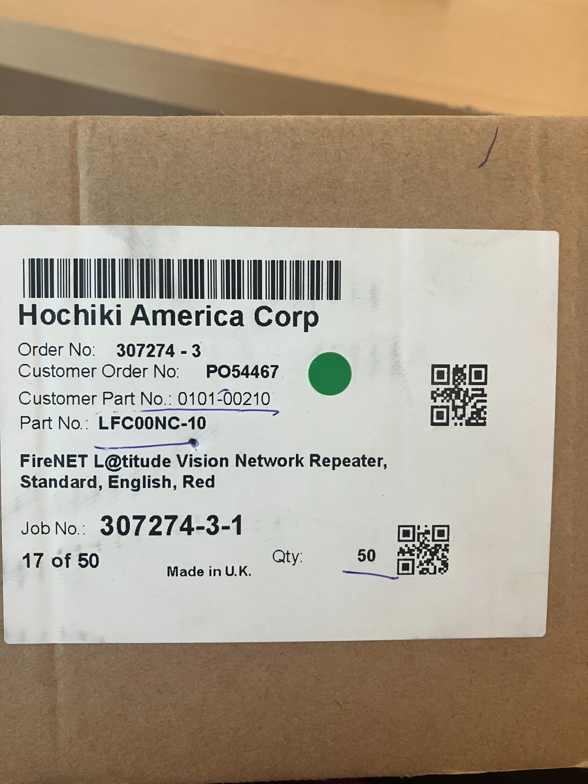 HOCHIKI LFC00NC-10