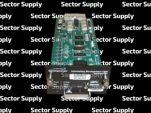 090-58031-01 MICROSEMI SYMMETRICOM INFO MANAGEMENT TIMEPROVIDER CARD D0C1460
