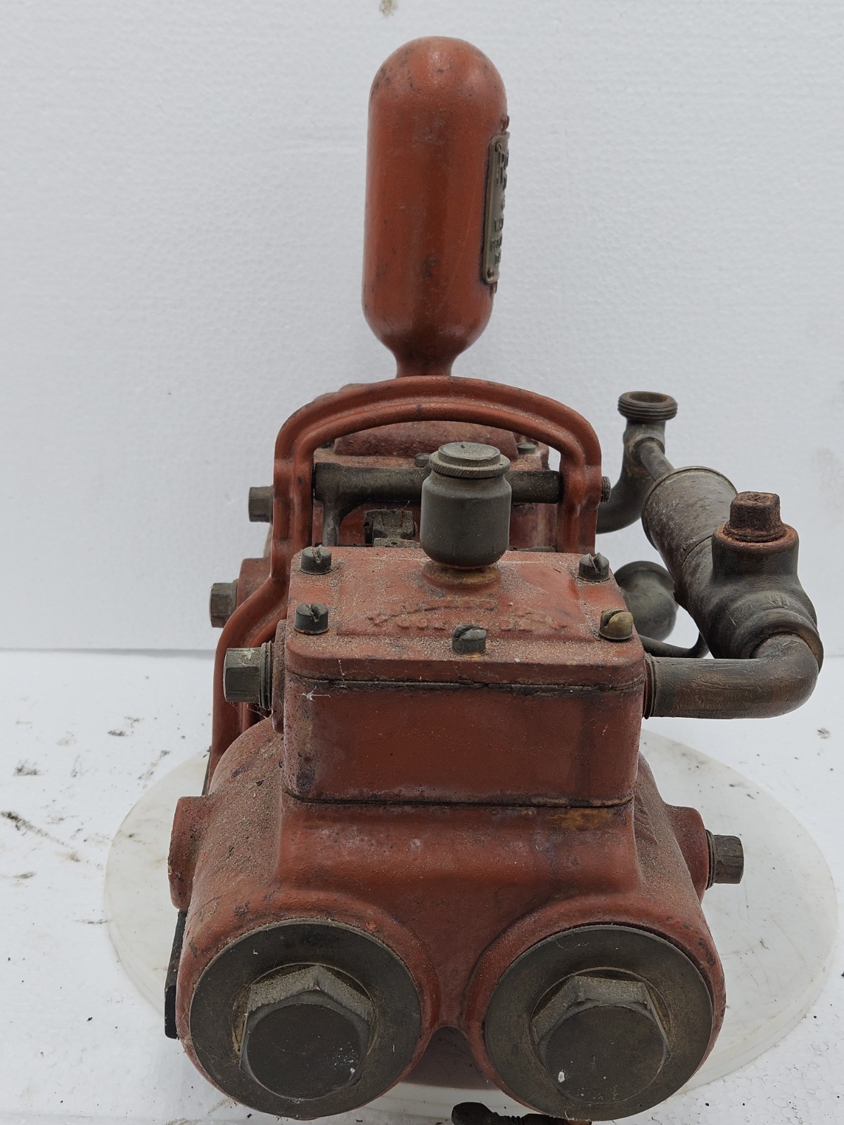Antique Original Roberts Duplex water motor, STEAM PUMP Steam Engine Dayton Ohio