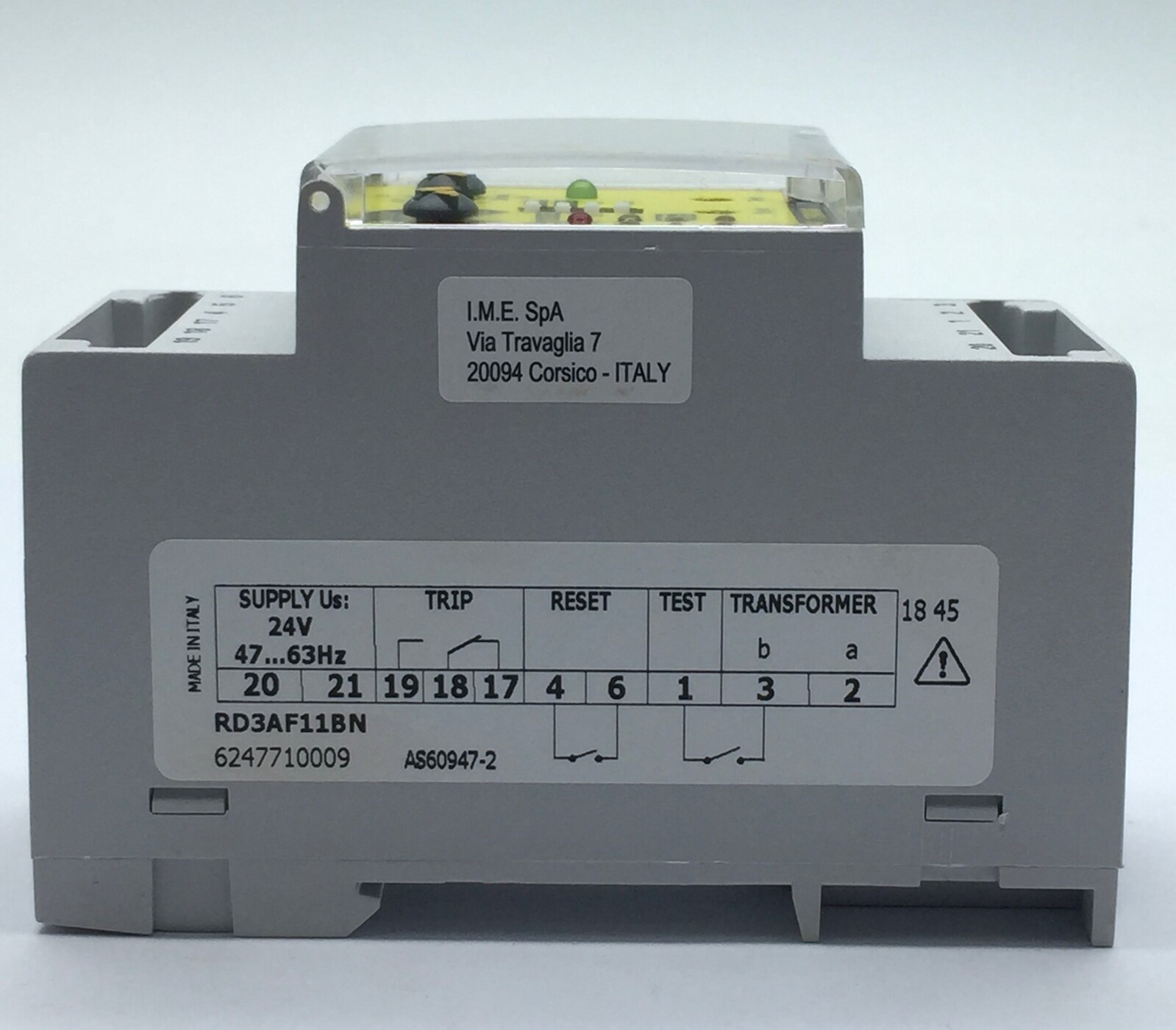 NHP Terasaki D2-S RD3AF11BN Earth Leakage Relay Delta Din 2P 30A 24V IME USED