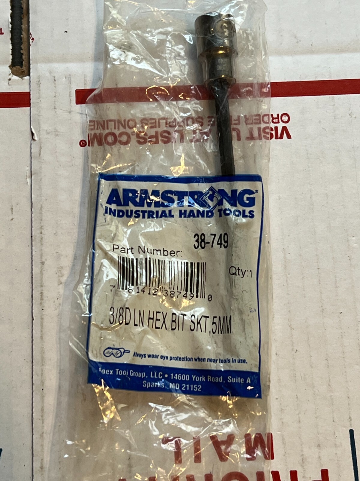 armstrong 38-749 nos surplus poor packaging