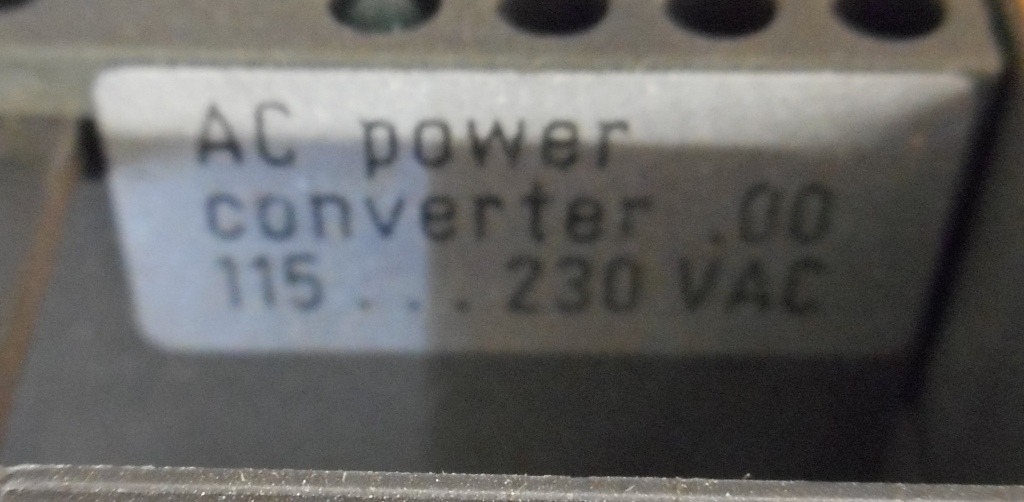 AEG SCHNEIDER MODICON, AS-P120-000, AC POWER CONVERTER