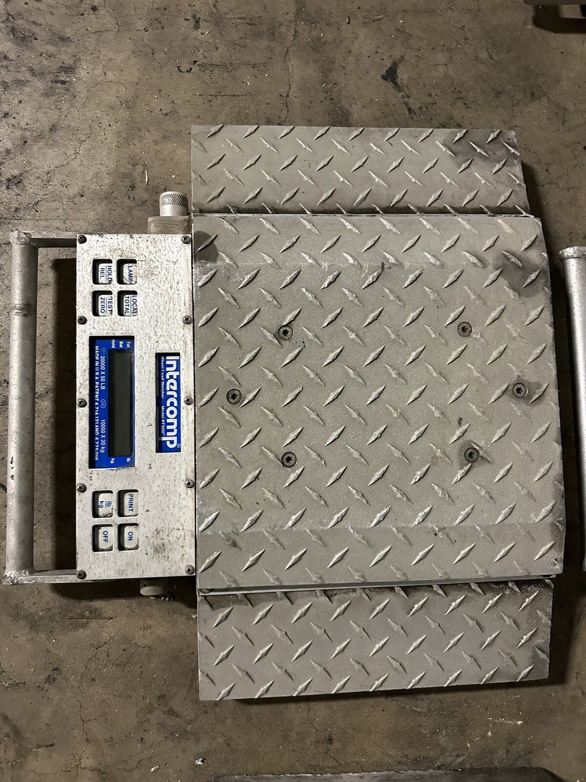 *LOT OF 11* Intercomp Wheel Load Weigher PT300 Scale 20000 X 50 LB 10000 X 20 kg
