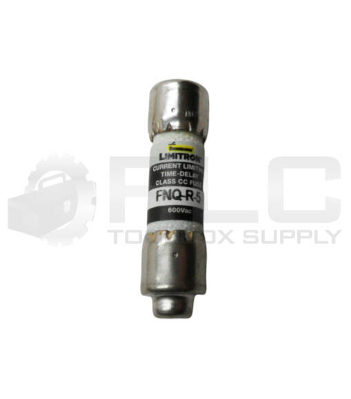 NEW BOX OF 10 BUSSMANN FNQ-R-5 LIMITRON FUSE 5A 600VAC