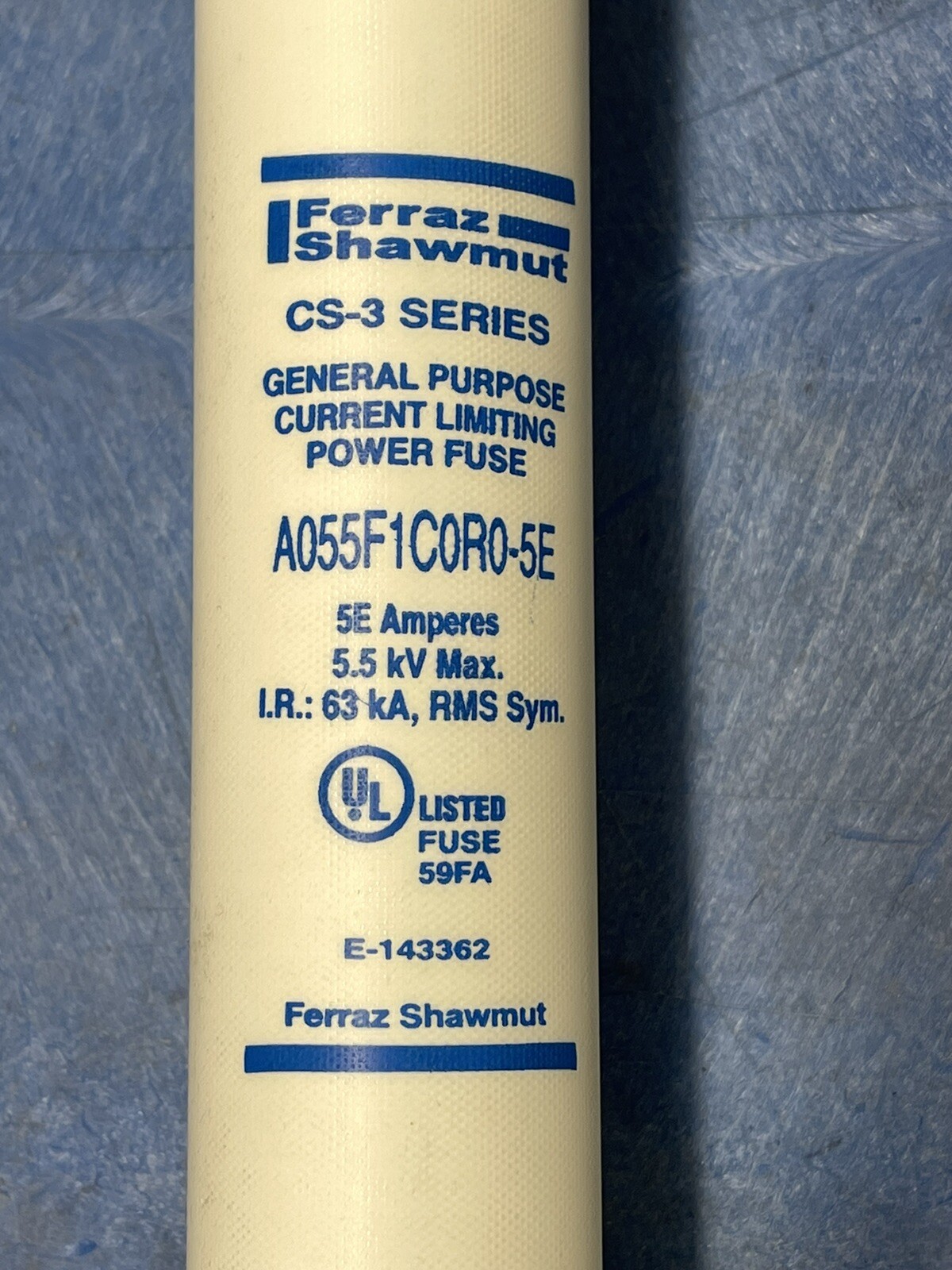 Ferraz CS-3 SeriesA055F1C0R0-5E FUSE New-never Used.