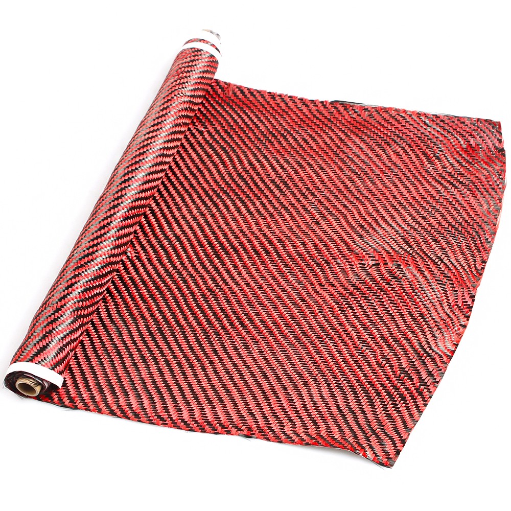 12″ x 60″ Carbon Fiber Cloth Roll Vinyl Wrap Fabric 2×2 Twill Weave 3k/200gsm