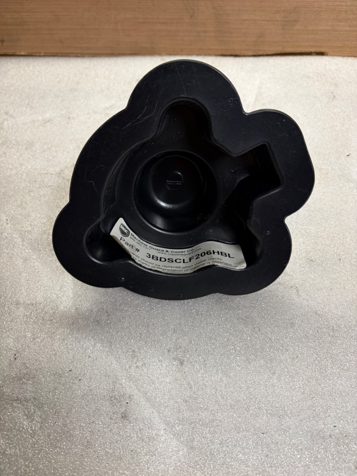 Machine Guard & Cover Co. Part no. 3BDSCLF206HBL flanged Saftey cover