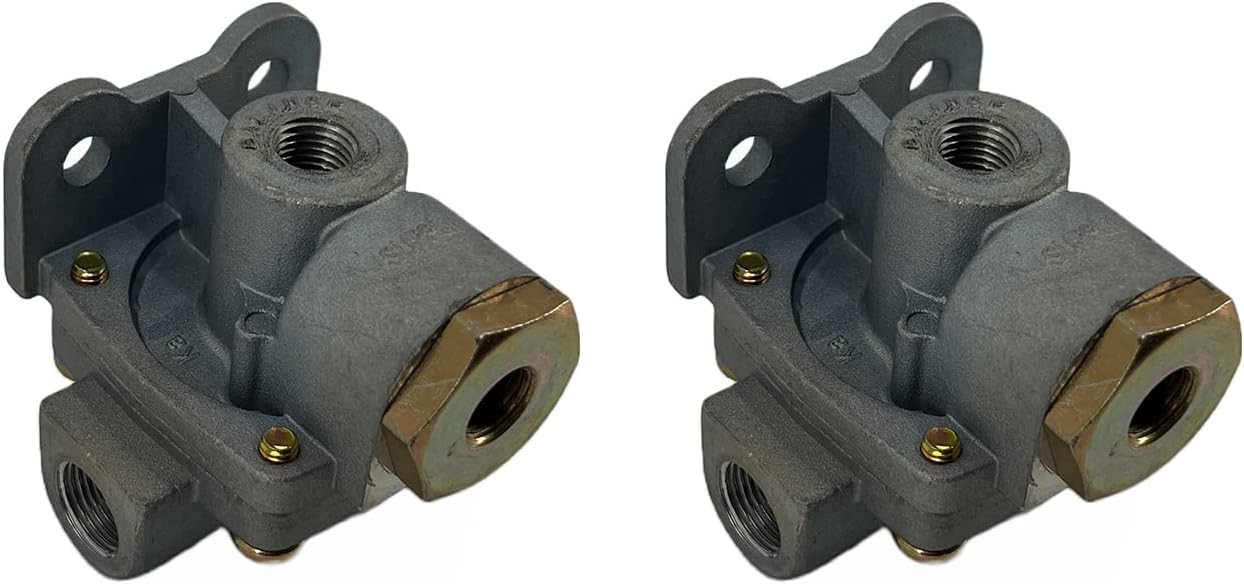 2 Pack of TORQUE QR-1C QR1C Quick Release Valve (Replaces Bendix 289714, Haldex