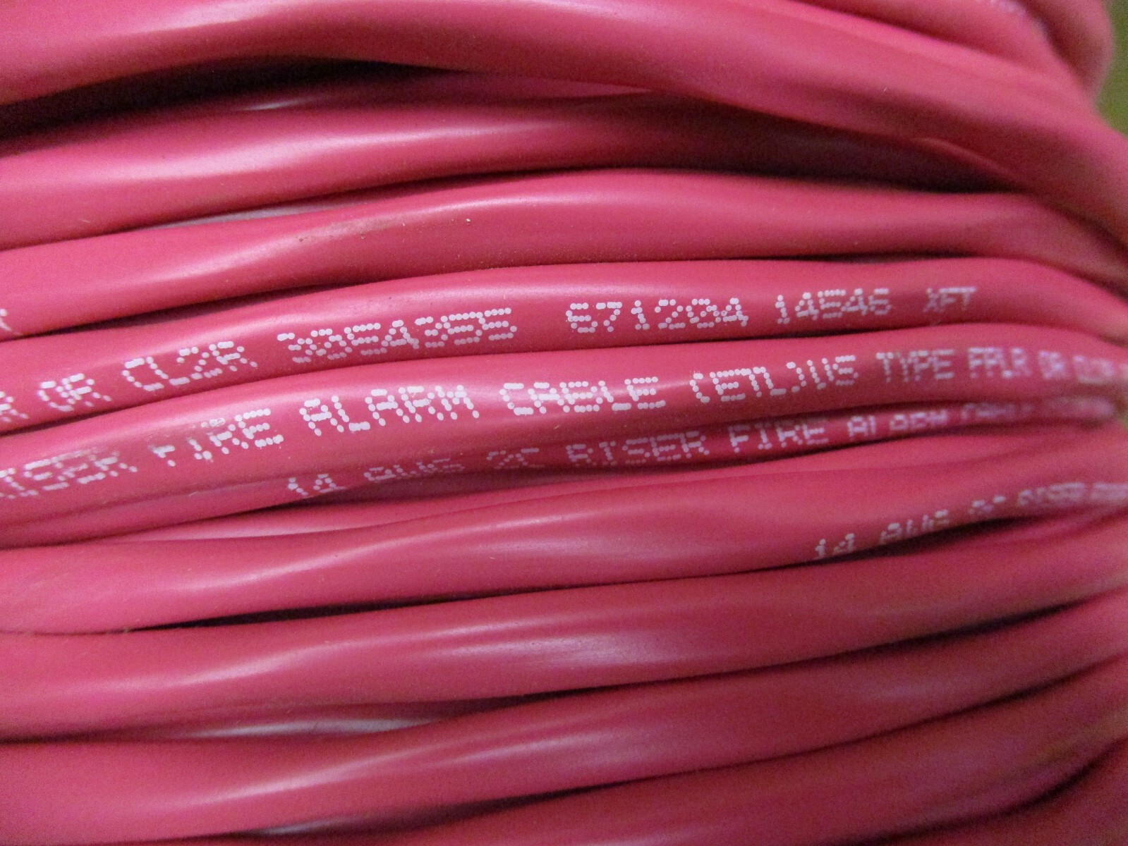14 AWG 2C Riser Fire Alarm Cable Type FPLR or CL2R 14-2C SOL BC FPLR A5954LR