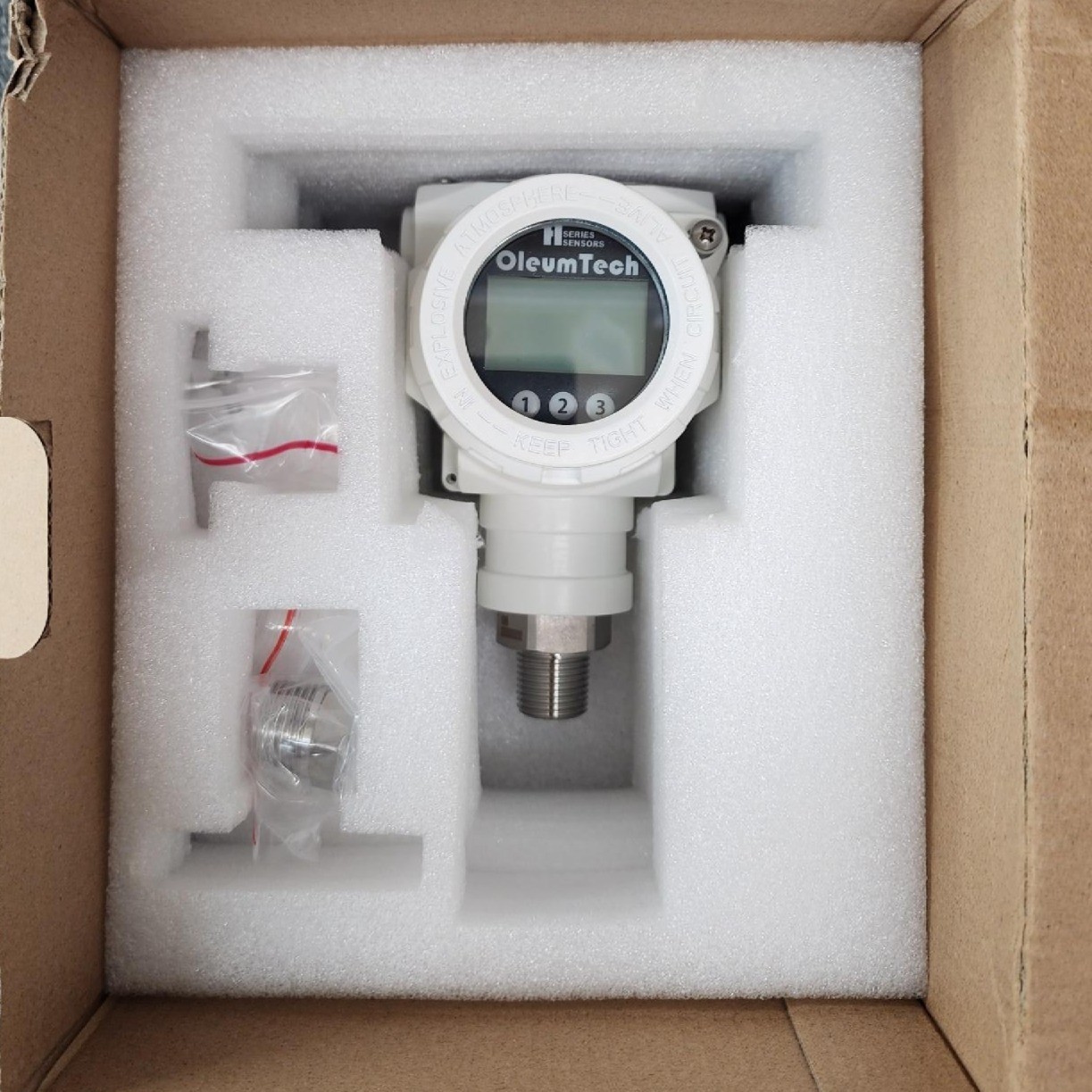 OleumTech HGPT0150-SSS-HC-6R01-E1 Smart Gauge Pressure Transmitter, 150 psi