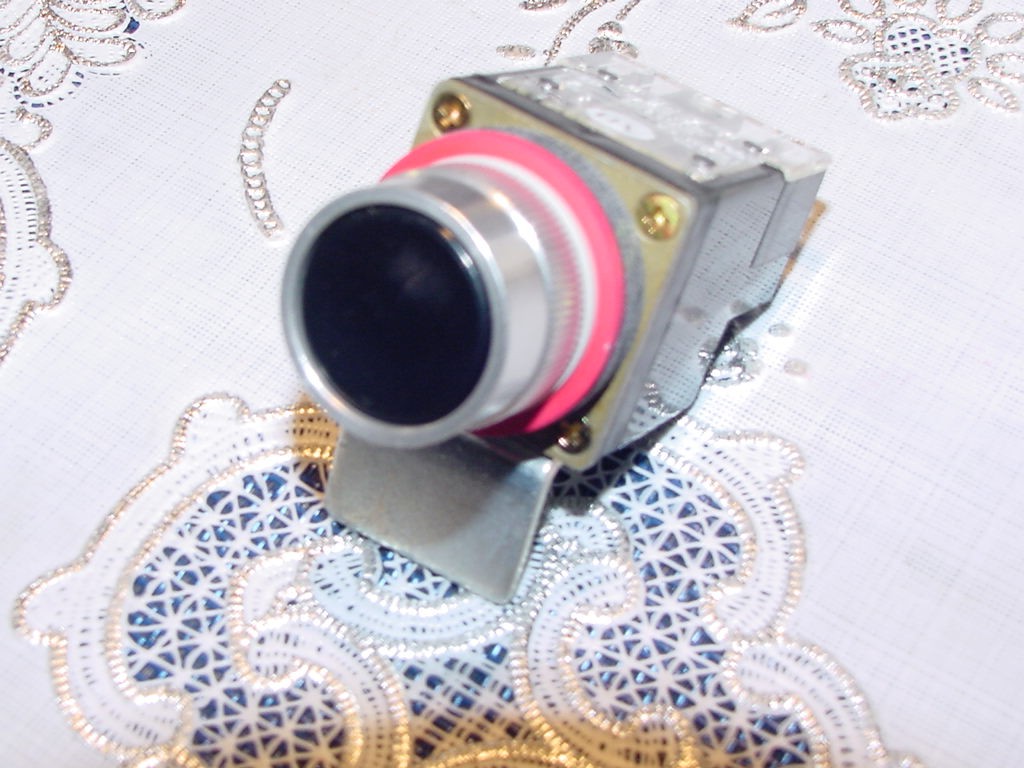 Allen Bradley 800MR-A2A, 22.5 mm, Momentary Contact Push Button, Flush, Black