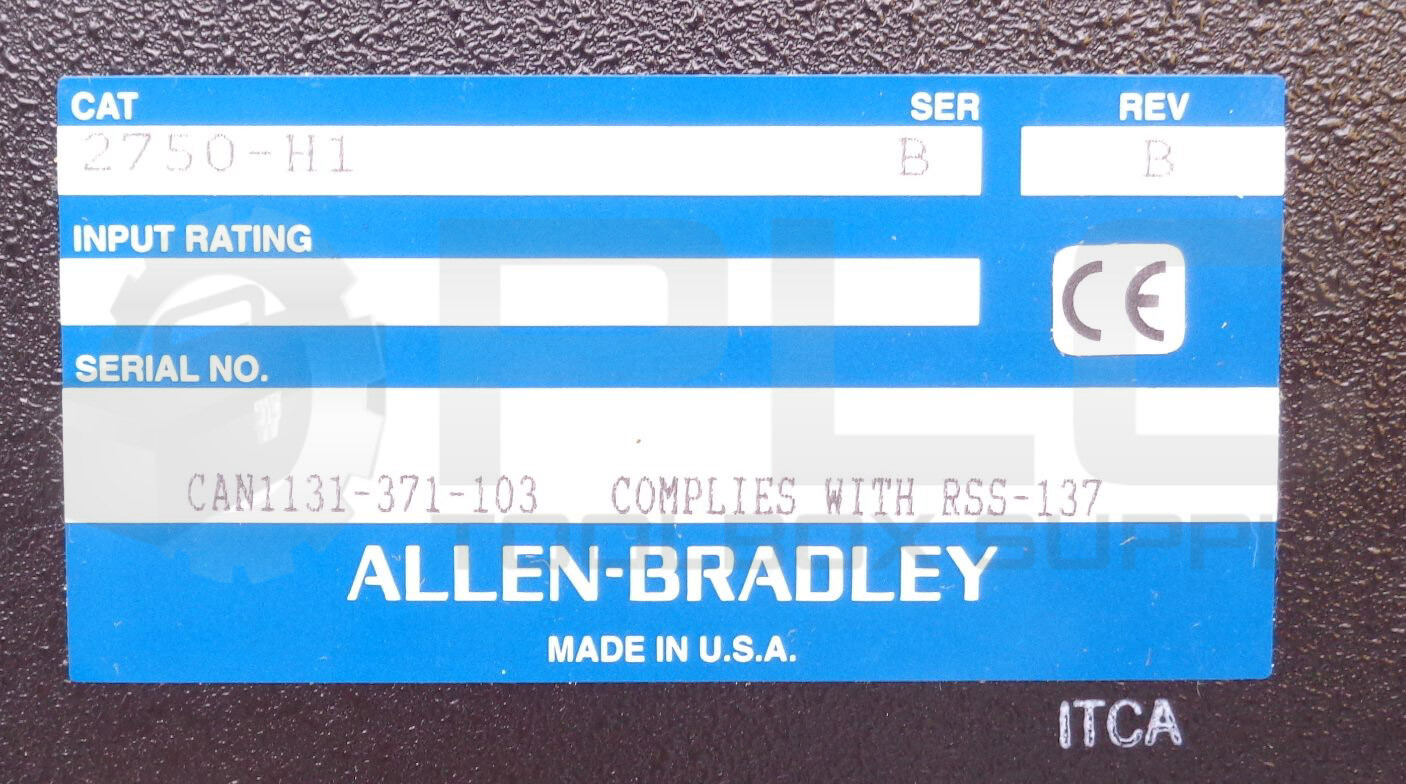 NEW ALLEN BRADLEY 2750-H1 SER B SHORT RANGE ANTENNA HEAD