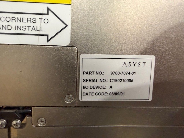Asyst Technologies 300FL,S2.1 25WFR PN: 9700-5158-01