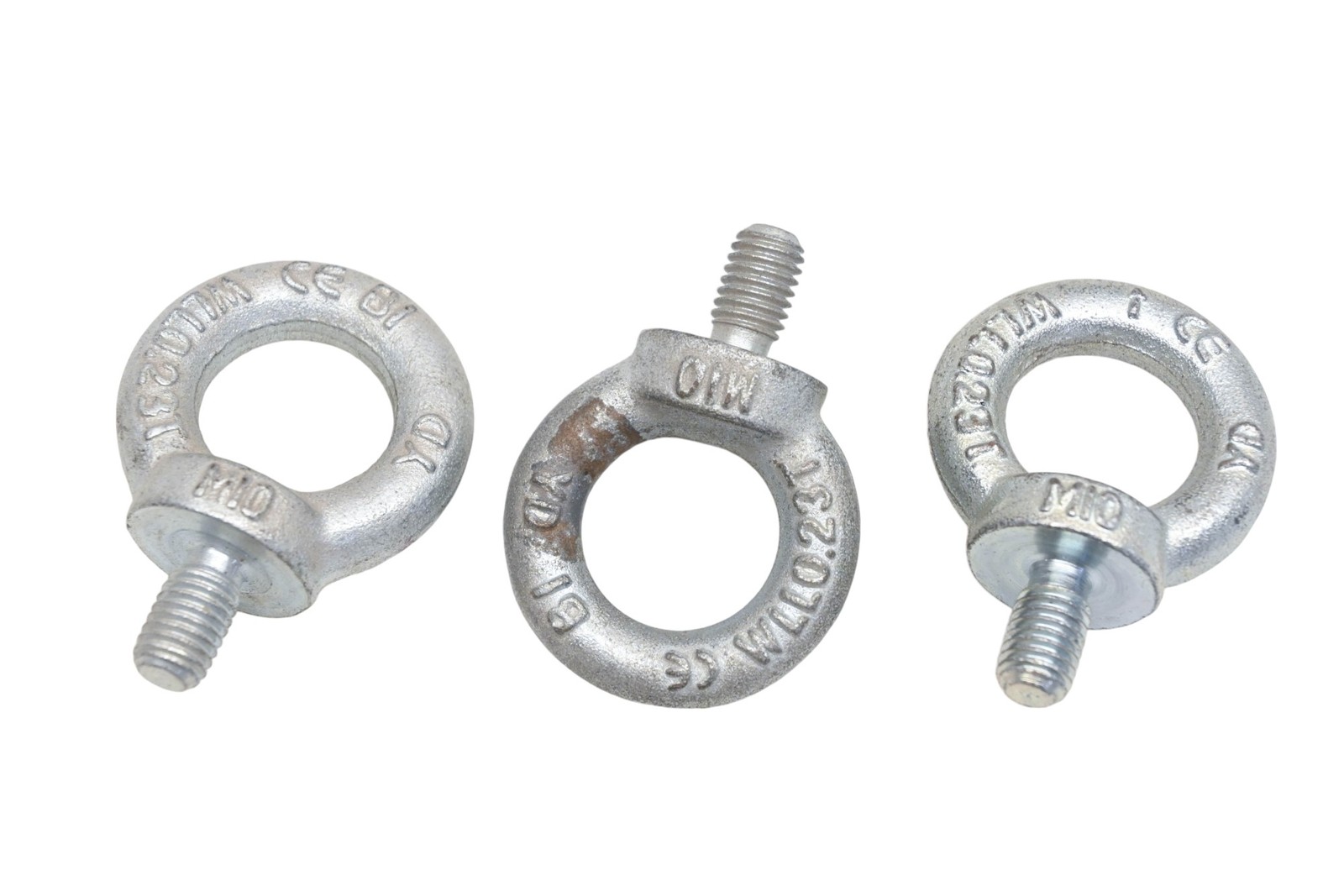 Aftermarket WLL0.23T Eyebolt 1″ M10-1.5x17mm Qty 3 NOS