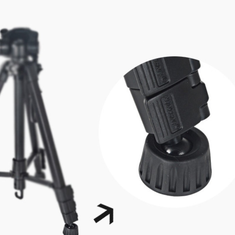 Universal 15mm ID Rubber Tripod Feet, 2 Pcs Tripod Replacement Parts, Black