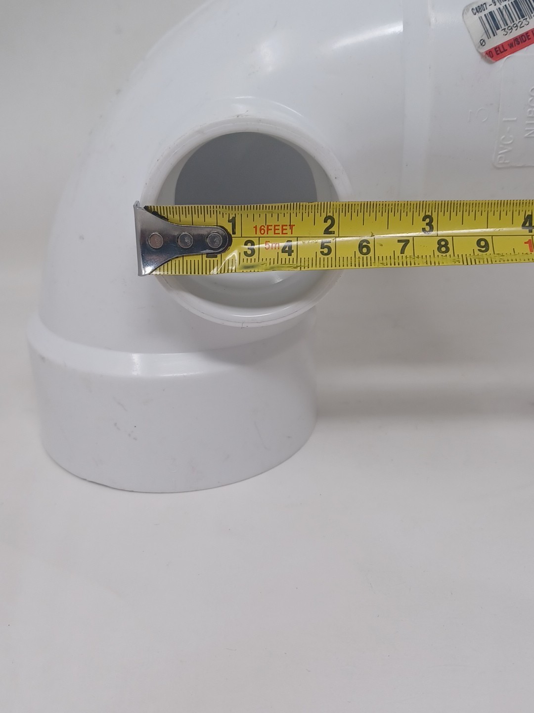 1 NIBCO K068300 48079R 3X3X1 1/2 HXHXH 90 ELB W/SD IN PVC