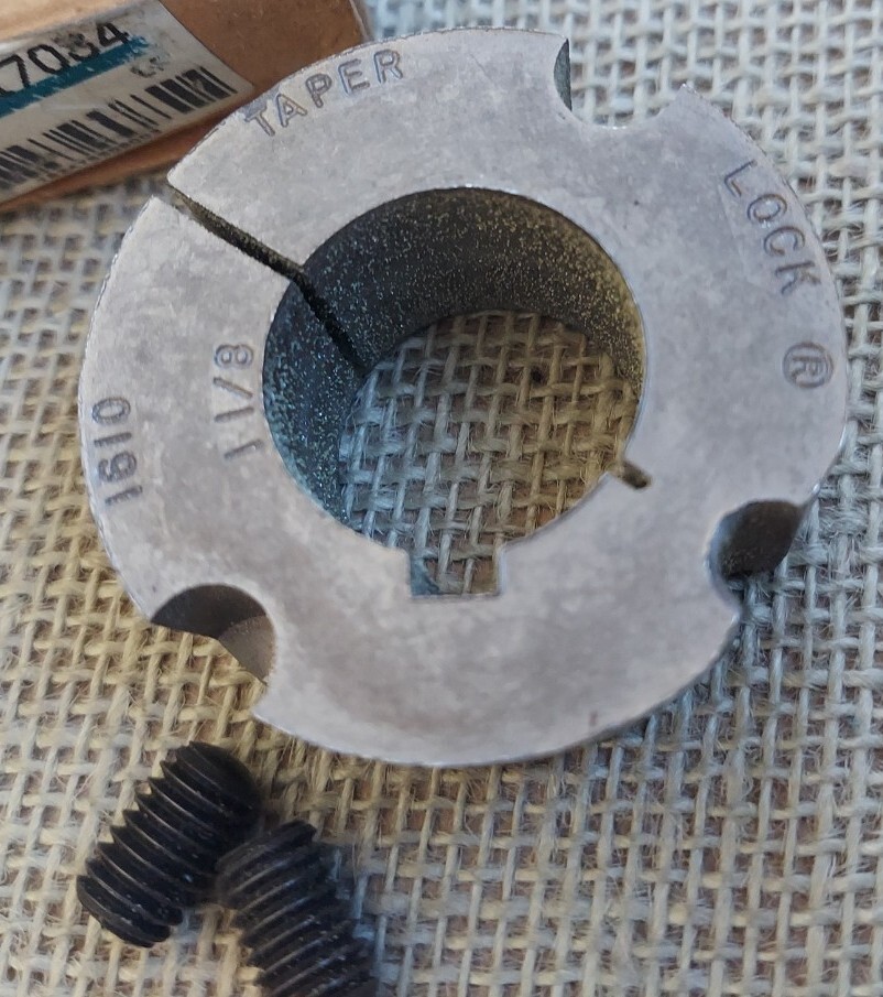 DODGE TAPER LOCK BUSHING, P/N 117084, 1-1/8 IN. KW
