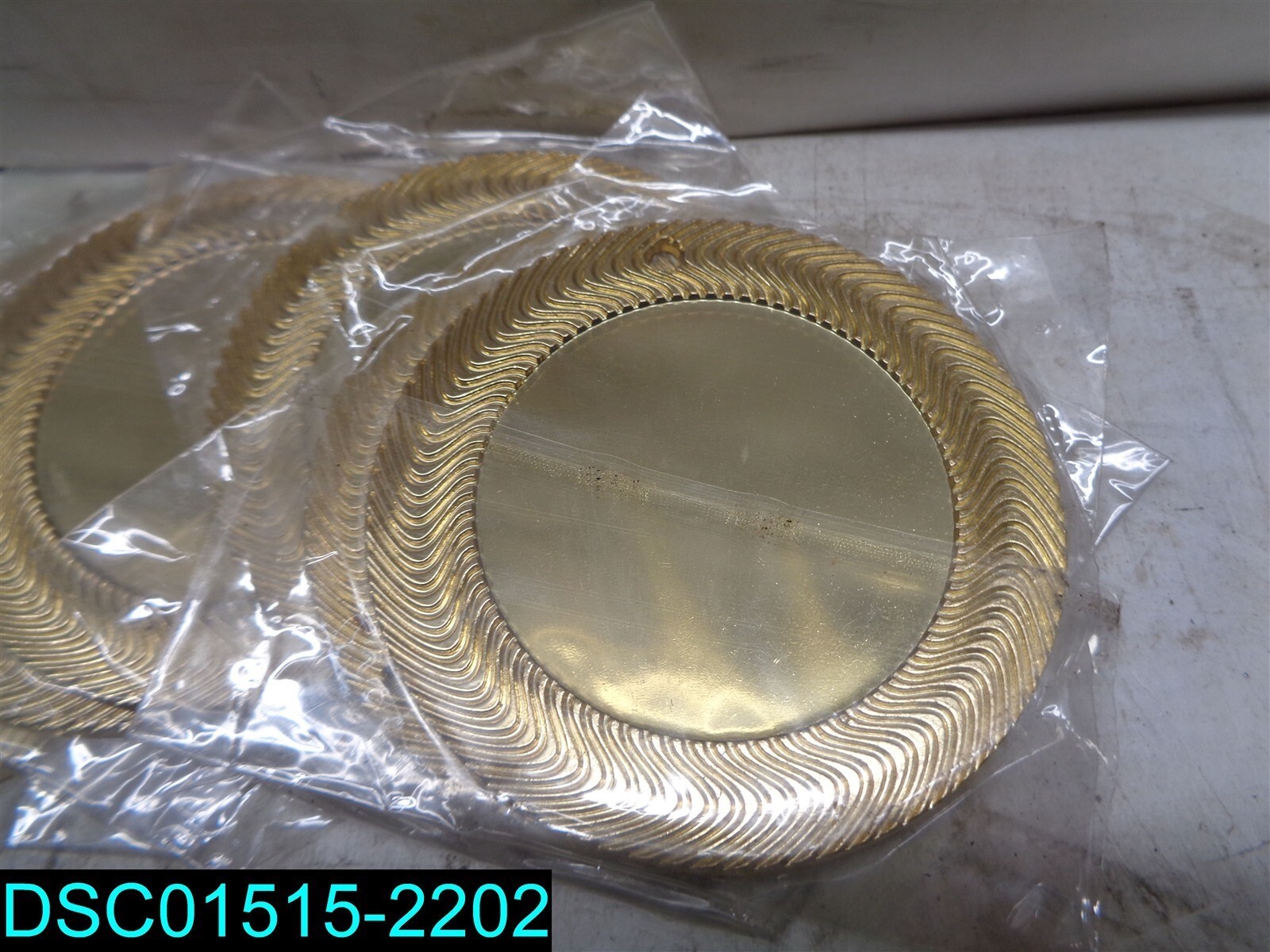 QTY=6: Blank Gold Medal
