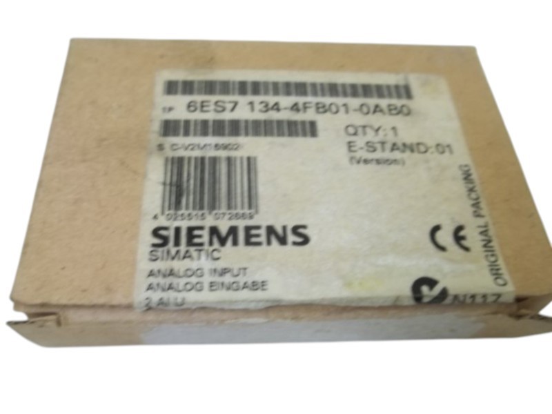 SIEMENS 6ES7 134-4FB01-0AB0 ANALOG INPUT NSMP