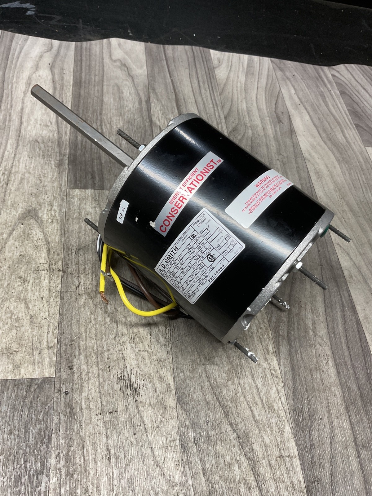 NEW A.O. SMITH F48B66A01 BLOWER MOTOR 1/2HP 825RPM FR:48Y #4005B142PR3