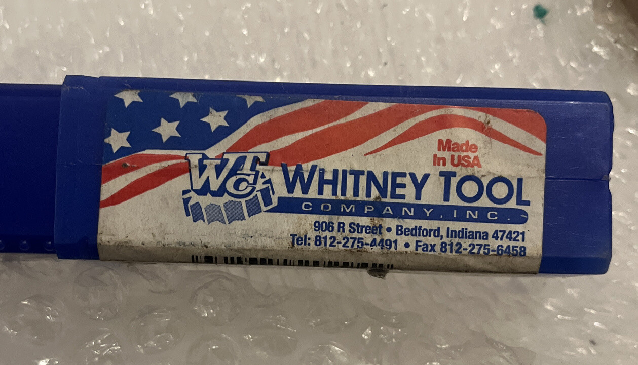 Made in USA Whitney Tool LTS3208 M-42, 07/14, 1 X 1/8