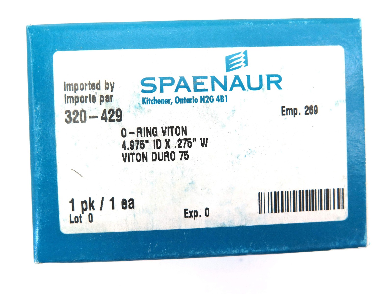 Spaenaur 320-429 O-Ring Viton Duro 75 4.975 ID X .275 W