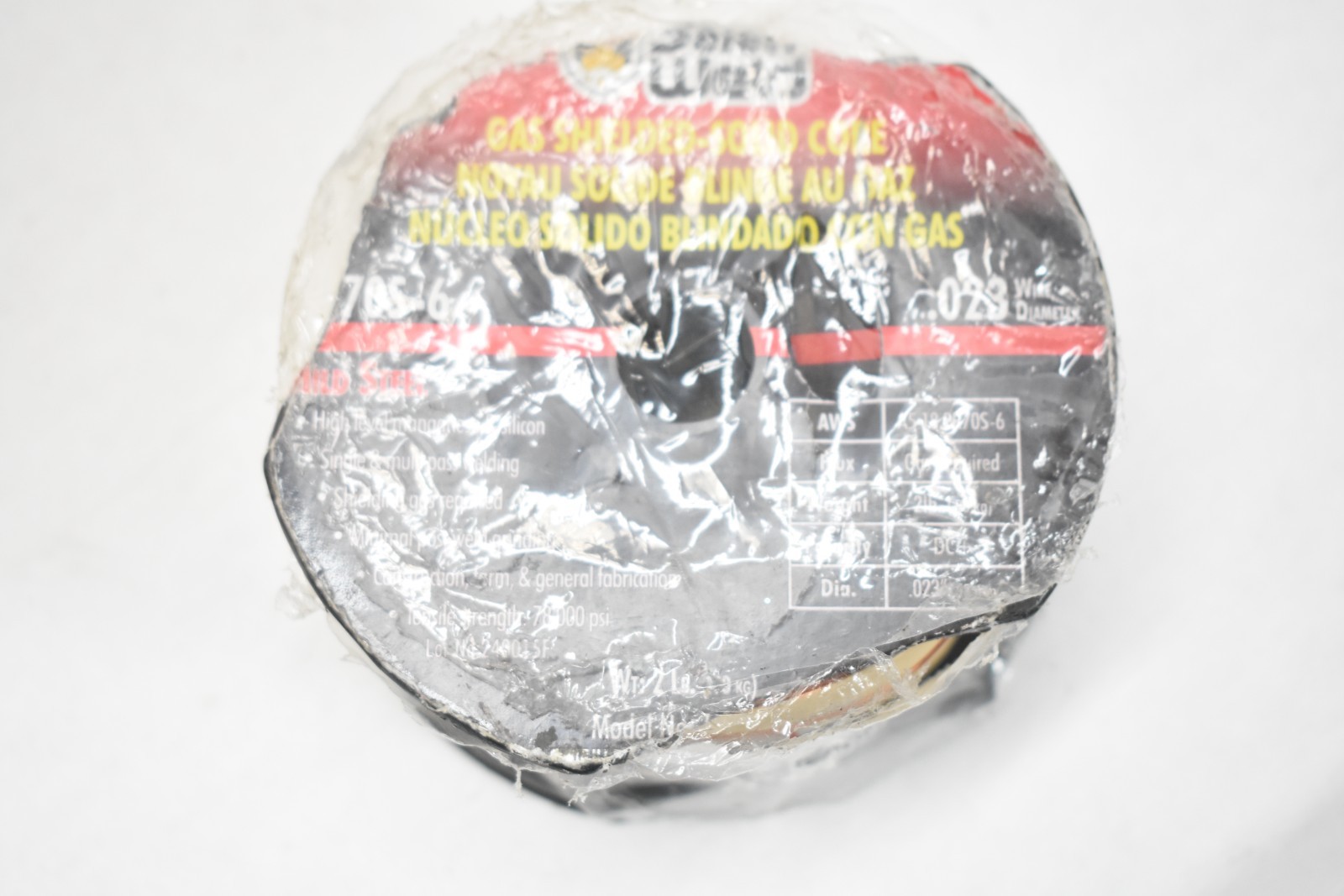Industries Gas Shielded Solid Core Mild Steel .023″ 2lb ER70S-6 1-3121