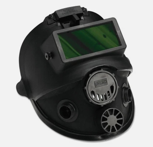 Honeywell North 760008AW Full Face Respirator w/ Diaphragm & Welding Attachment
