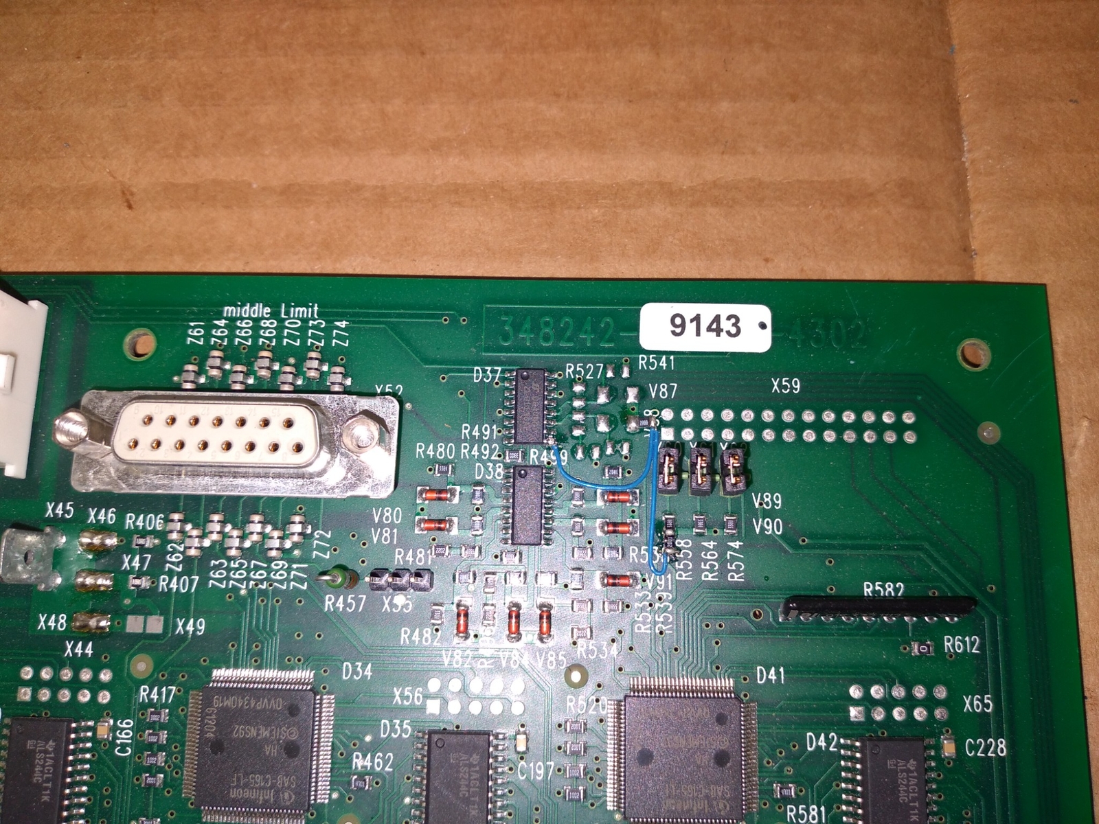 Zeiss 348242-9143-4302 Stage Control Aircooled PCB SS-3 348242-9043-4302