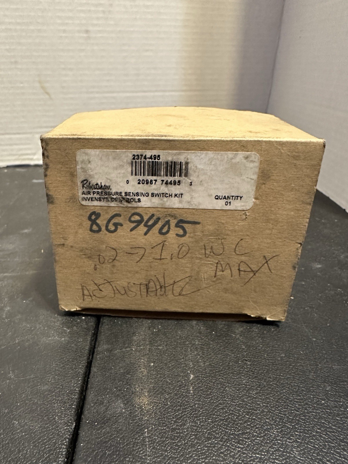 Robert Shaw 2374-495 Air Pressure Sensing Switch Kit