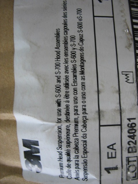 3M Versaflo Premium Head Suspension S-950, 70-0715-3339-5, S-600, S-700