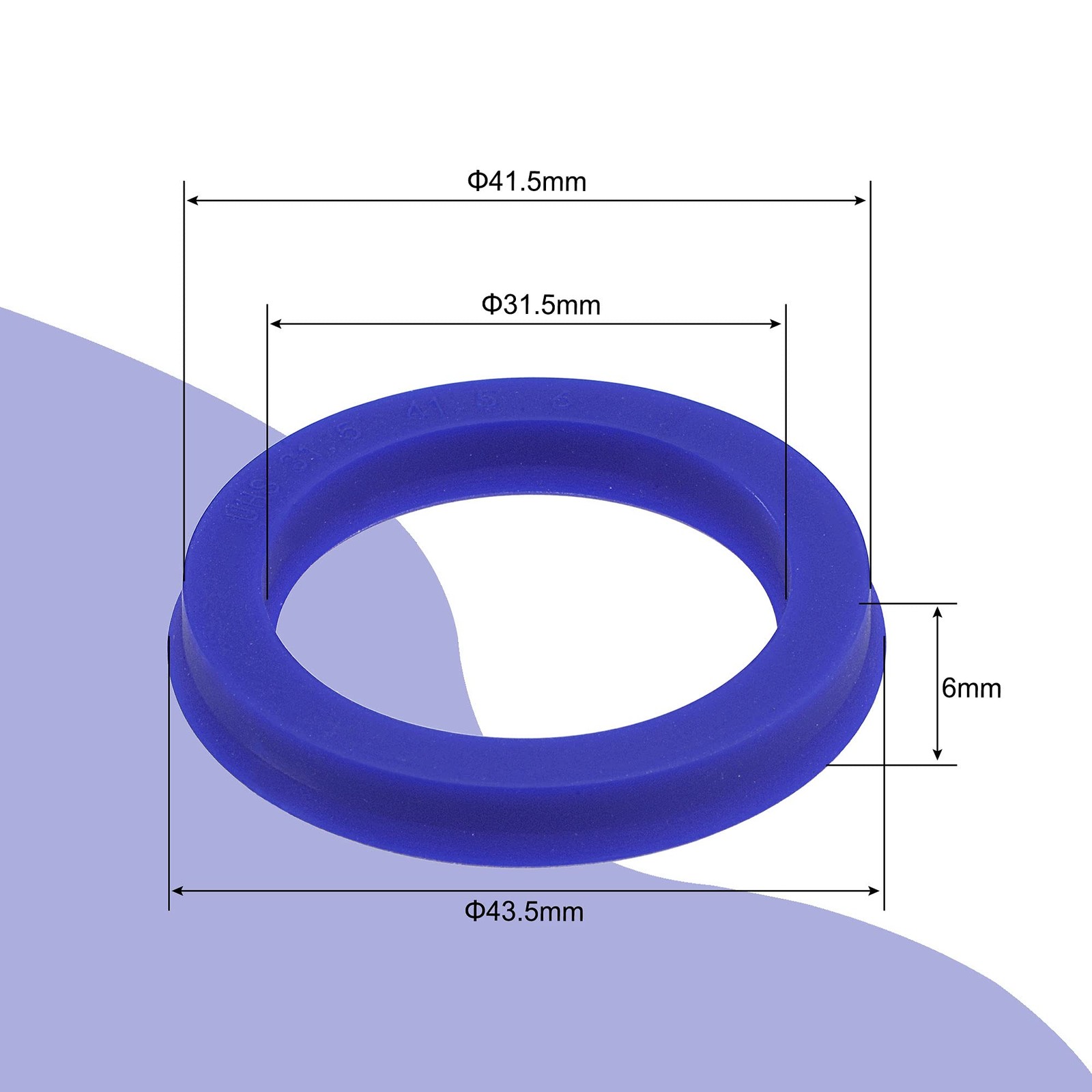 MECCANIXITY UHS Radial Shaft Seal 31.5mm ID x 41.5mm OD x 6mm 31.5×41.5x6mm
