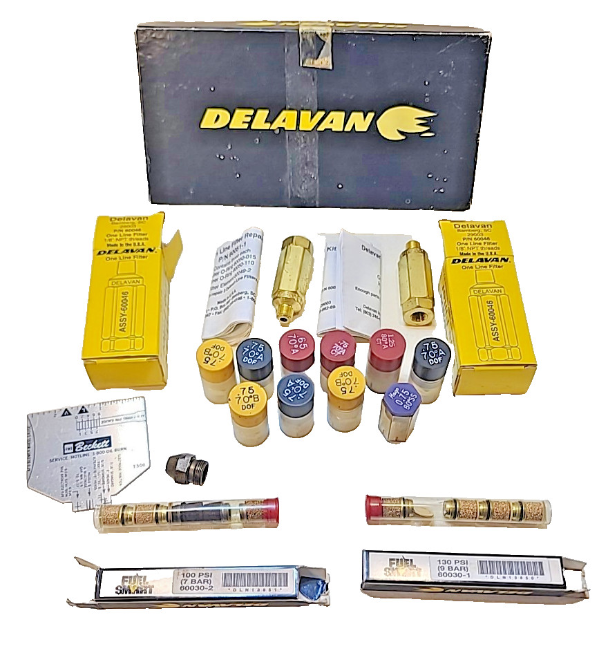 Delavan Industrial Spray Nozzle Kit – Assorted Set in Box