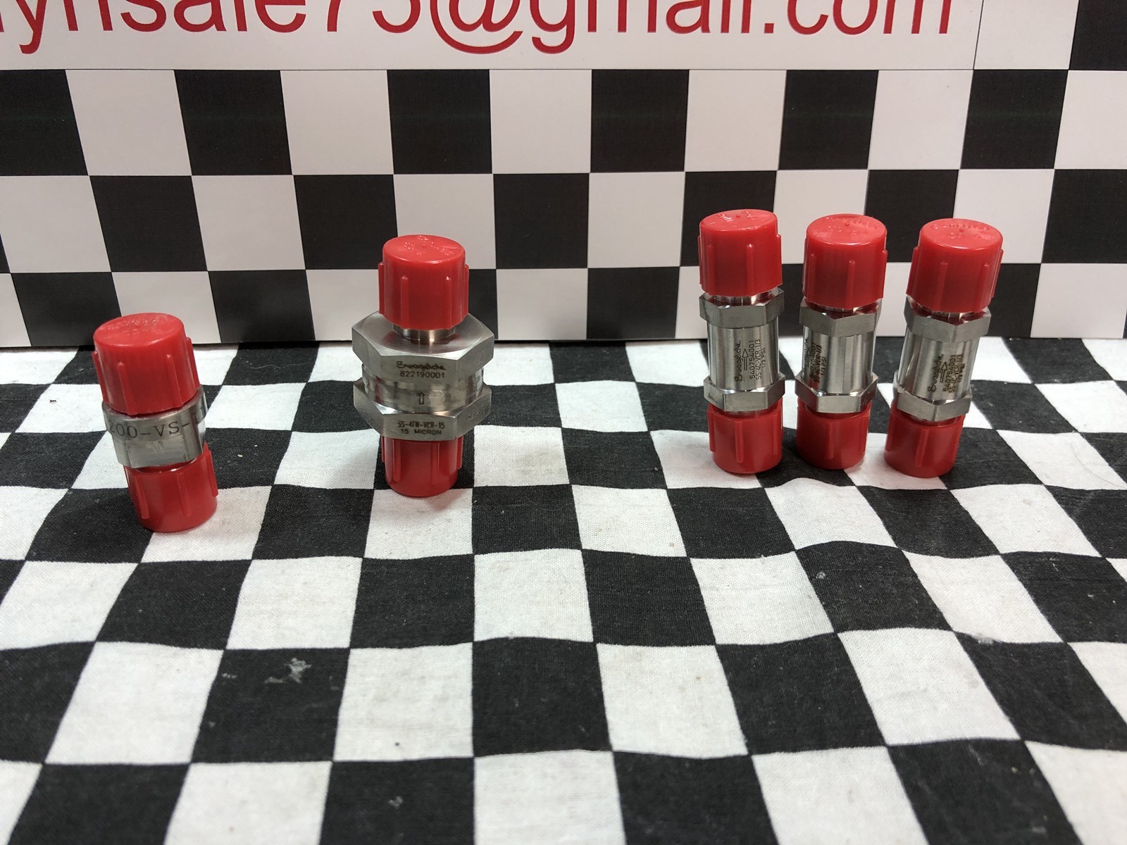 SWAGELOK CHECK VALVE 1/4″ VCR, SS-4C-VCR-1/3, SS-4FW-VCR-15, B-200-VS-11 #1326C7