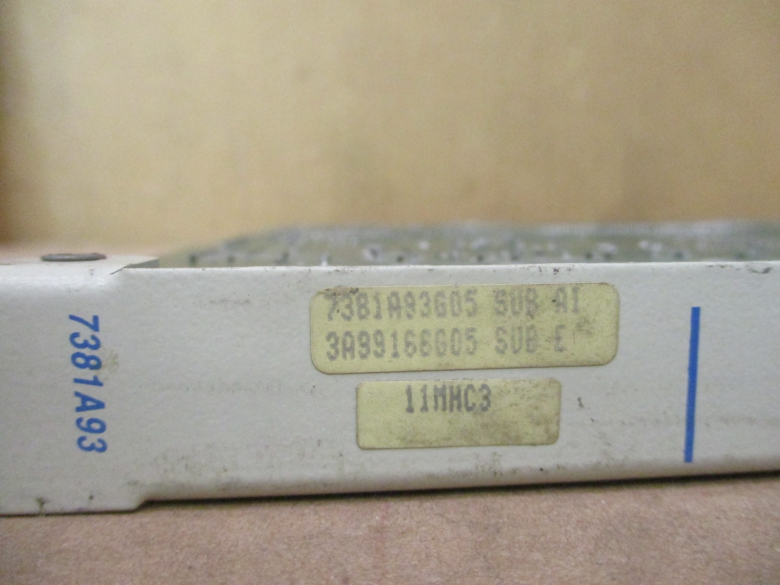 Westinghouse 7381A93G05 SUB AI 3A99166G05 SUB E 11MHC3 52945HI